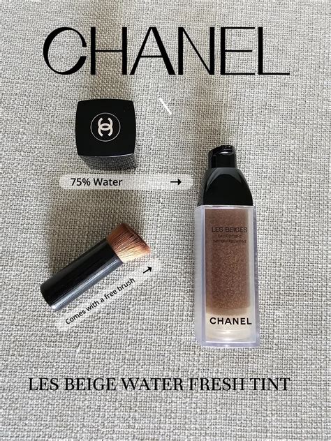 chanel tinted moisturizer les beiges|CHANEL LES BEIGES Water.